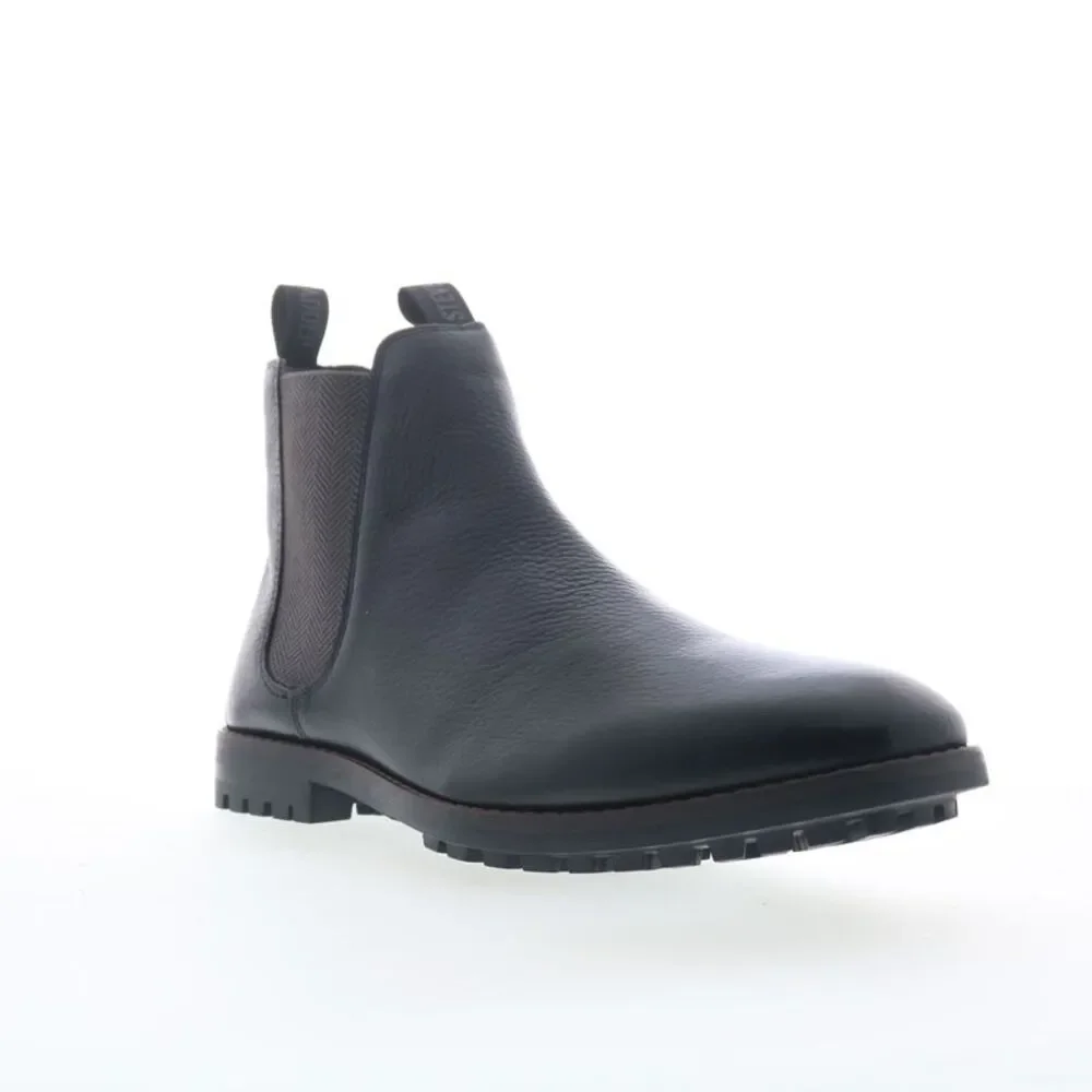 Steve Madden Mens Fenton Black Boots (NWT)